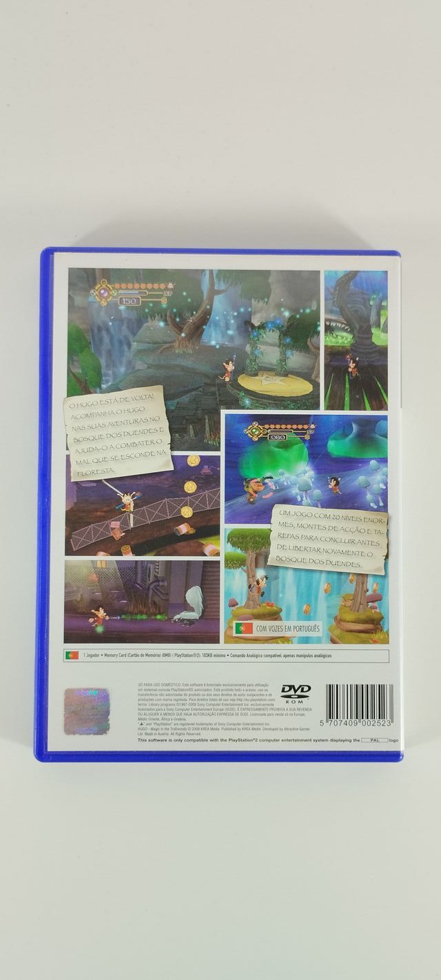 Hugo Magia Na Floresta De Trollwoods Playstation 2
