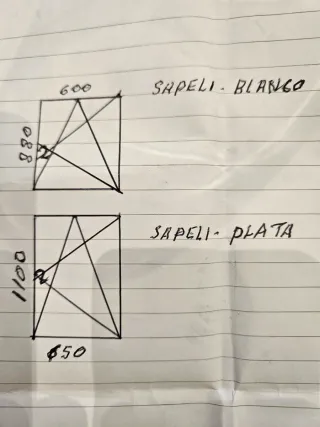 Lote de 2 Ventanas PVC Nuevas y 2 de Aluminio