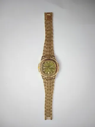 Orologio uomo oro e nero