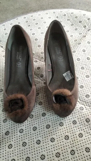 Zapatos Marypaz tacón pompón