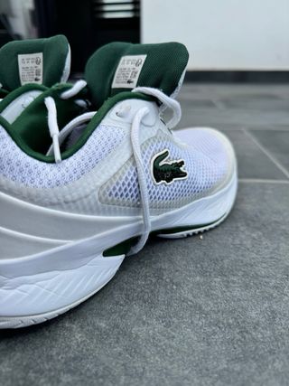 Zapatillas Lacoste Tenis/Padel Blancas y Verdes