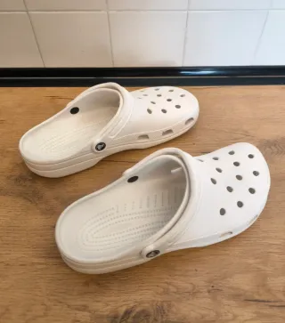 Crocs Blancas Talla 47