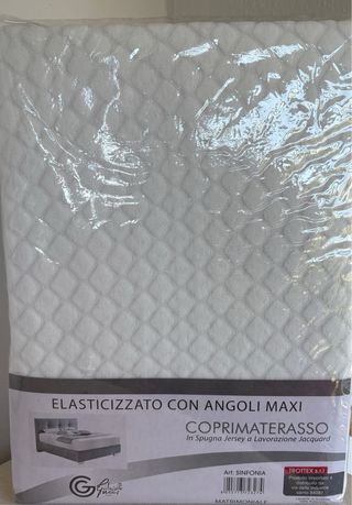 Coprimaterasso Jersey Jacquard Matrimoniale