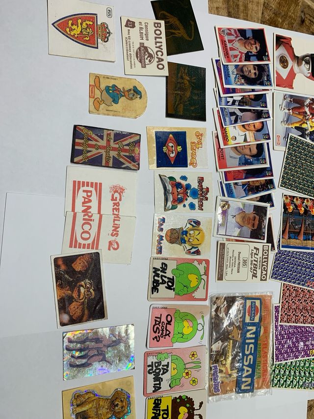 Lote cromos Bollycao, Bimbo, Panrico