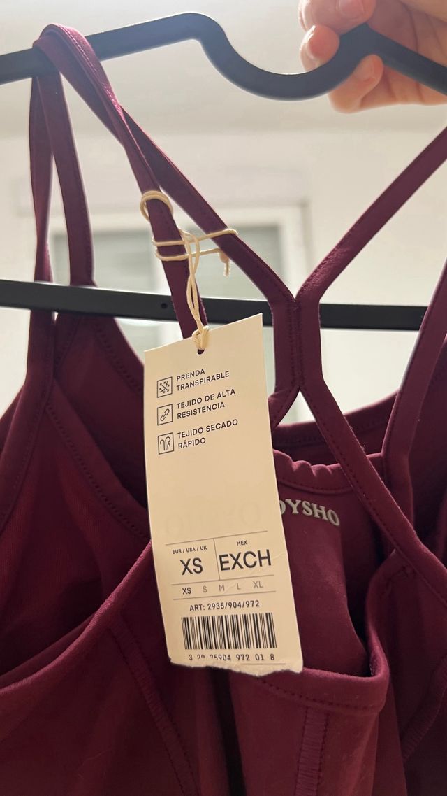 Conjunto Oysho Top y Pantalón Morado XS