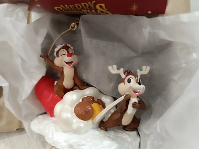 Adorno Chip y Chop Dale Trineo Disney