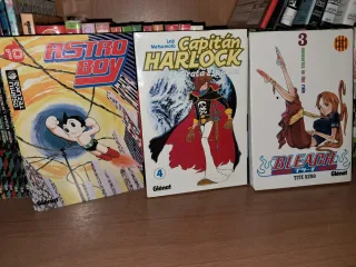Lote manga capitan harlock, Astroboy, bleach