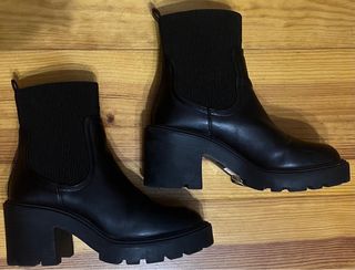 Botines negros con plataforma