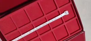 Estuche vacío tipo maletin para monedas