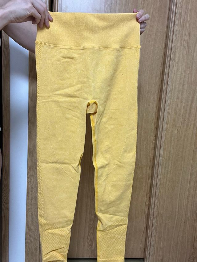 Mallas largas amarillas SHEIN Talla XS/S