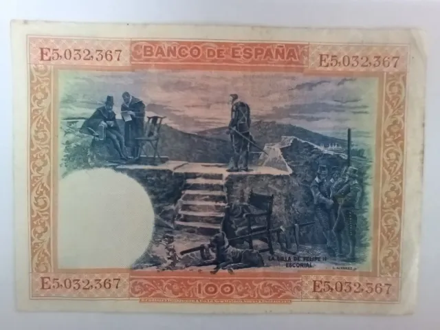 Billete 100 Pesetas Banco de España 1925