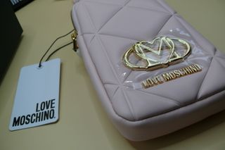 Love Moschino Bolsa Telemóvel Rosa