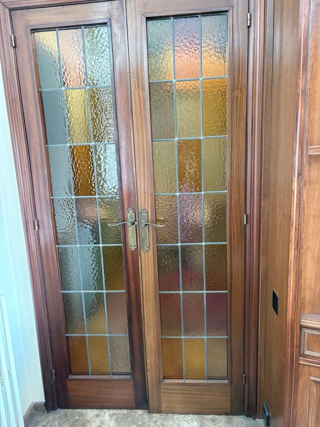 Puertas de cristal con diseño