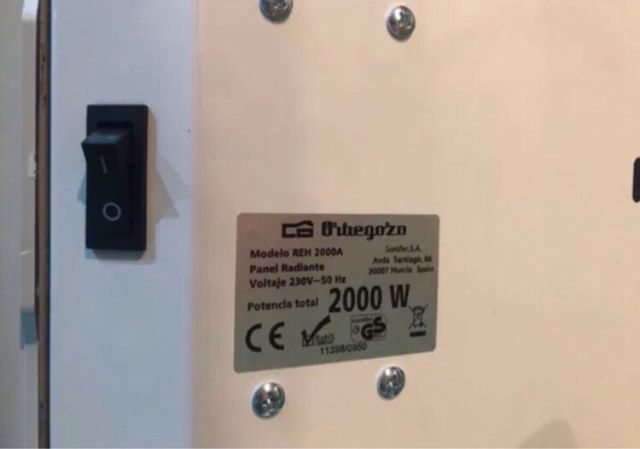 Orbegozo REH 2000A Panel Radiante (NO NEGOCIABLE)