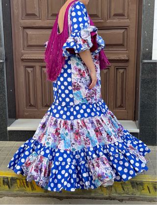 Traje de flamenca talla grande 