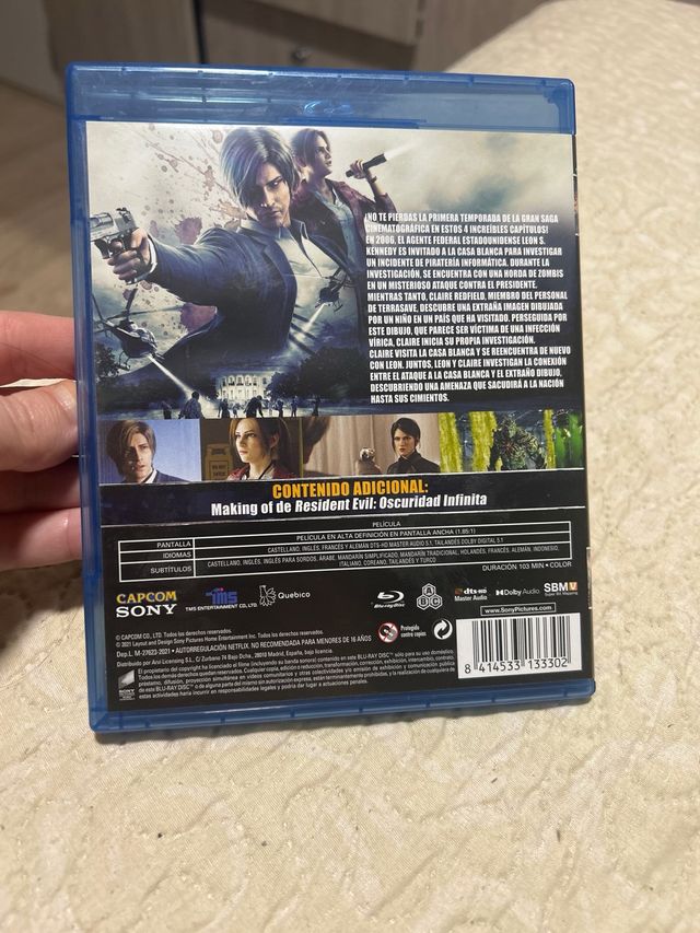 Resident Evil Infinite Darkness Blu-ray