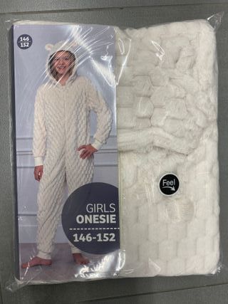 Mono niña blanco Talla 146-152