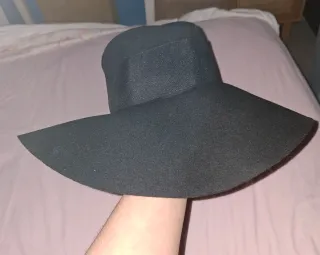 Sombrero Maxi H&M Negro Lana Nuevo