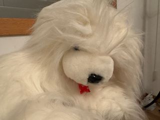 Peluche Perro Grande Blanco