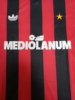 Camiseta fútbol vintage Milan Milano calcio M