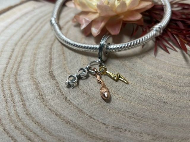 ✨Charm Harry Potter Escoba Nimbus, Gafas, Rayo