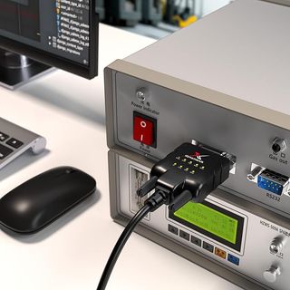 Dynattenik Adaptador USB a Serie Protección ESD