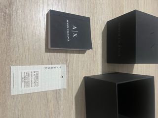 Reloj Armani Exchange Negro y Plateado