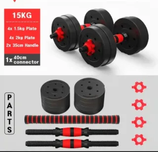 Conjunto Mancuernas Ajustables 15kg