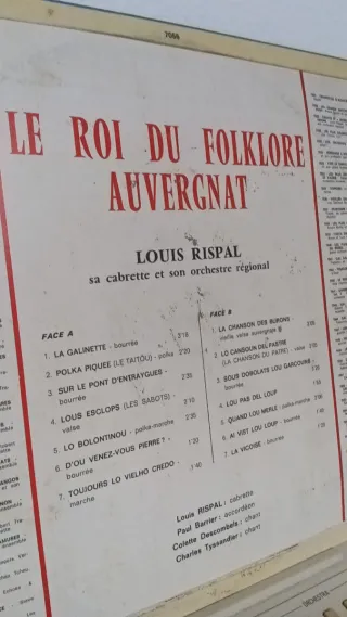 Louis Rispal - Le Roi Du Folklore Auvergnat - LP