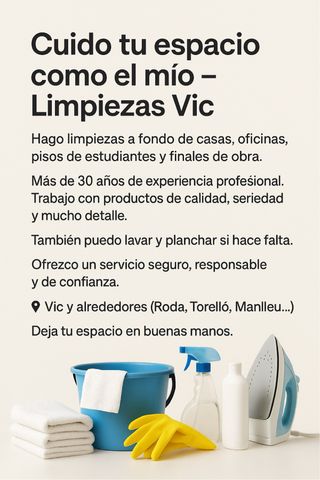 limpiezas a profesional para todas las necesidades