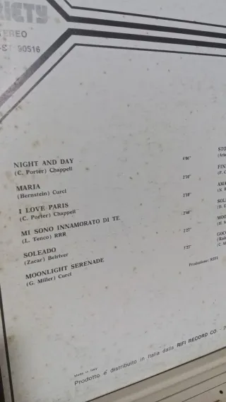 Pino Calvi - Night And Day LP Vinile Jazz