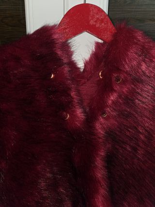 Chaqueta piel sintética hecha a mano y cosida tbm