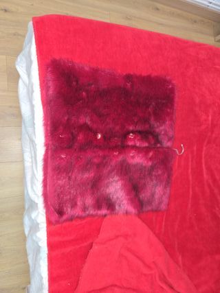 Chaqueta piel sintética hecha a mano y cosida tbm