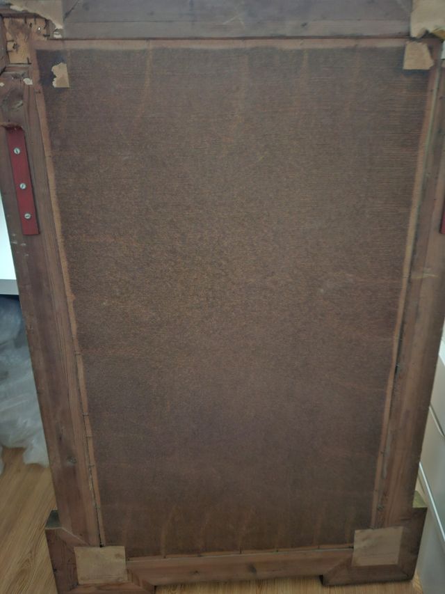 Marco antiguo madera dorado 85x125