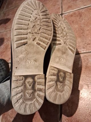 Zapatos Zara Negros Hombre