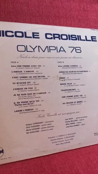 Nicole Croisille - Olympia 76 LP