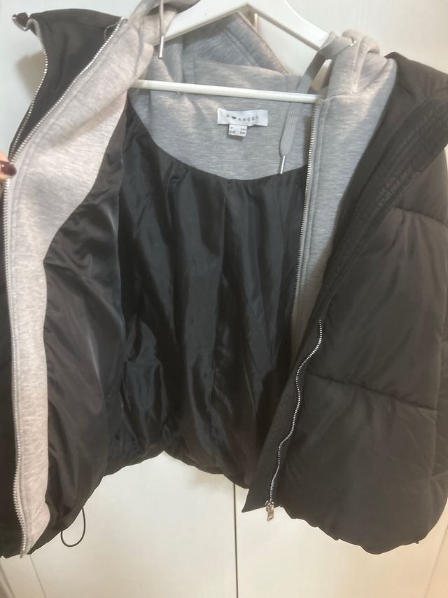 Giubbotto invernale nero nuovo vestibilità over