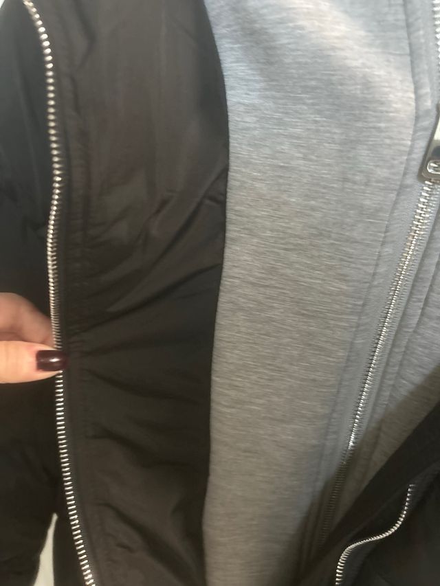 Giubbotto invernale nero nuovo vestibilità over