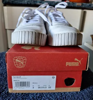 Zapatillas Puma Carina 2.0 Blancas Talla 35.5