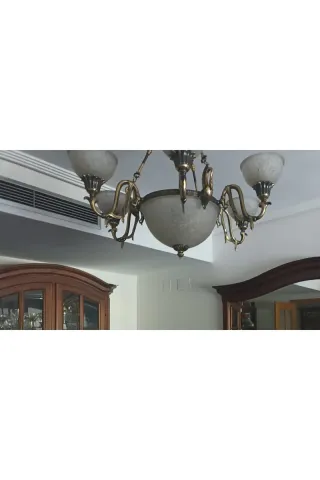 Lámpara de comedor Bronce