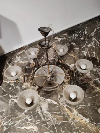 Lámpara de comedor Bronce