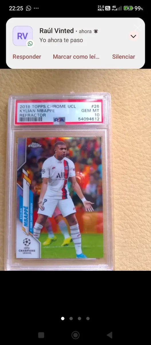 Kylian Mbappé Refractor PSA 10