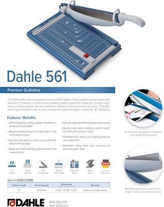 Dahle R000561 Cortador de palanca, A4