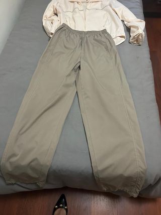 Conjunto Chándal Nike Mujer Beige/Marrón