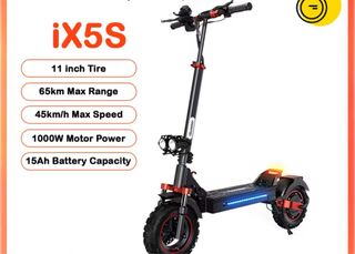 Patinete Eléctrico iScooter iX5S 1000W