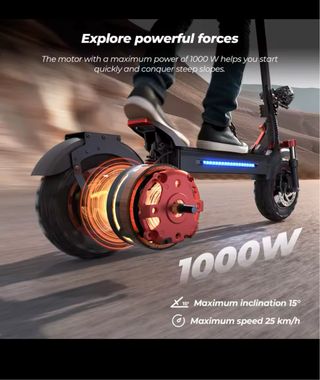 Patinete Eléctrico iScooter iX5S 1000W