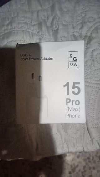 Cargador USB-C 35W iPhone 15 Pro (Max)