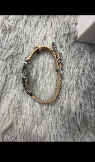 Orologio Tlasse donna cinturino beige/argento