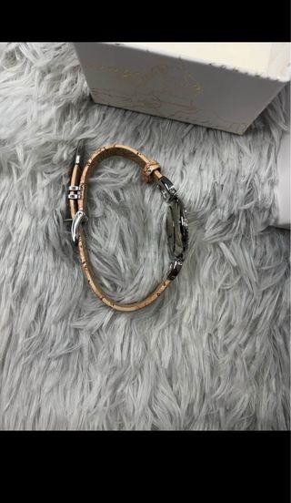 Orologio Tlasse donna cinturino beige/argento