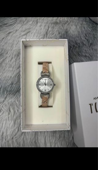 Orologio Tlasse donna cinturino beige/argento